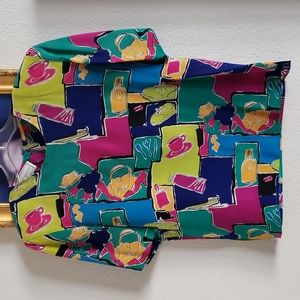 VINTAGE SPENCERJEREMY SILK TOP IN SIZE 4